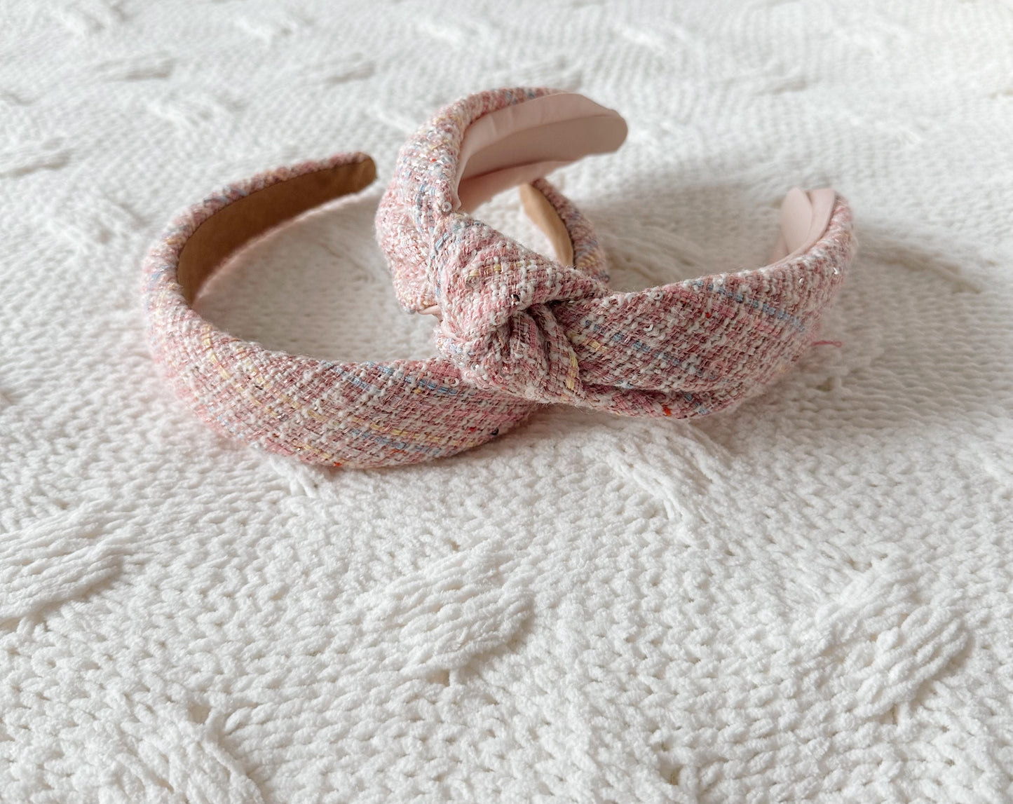 BLUSH BLOSSOM KNIT HEADBANDS