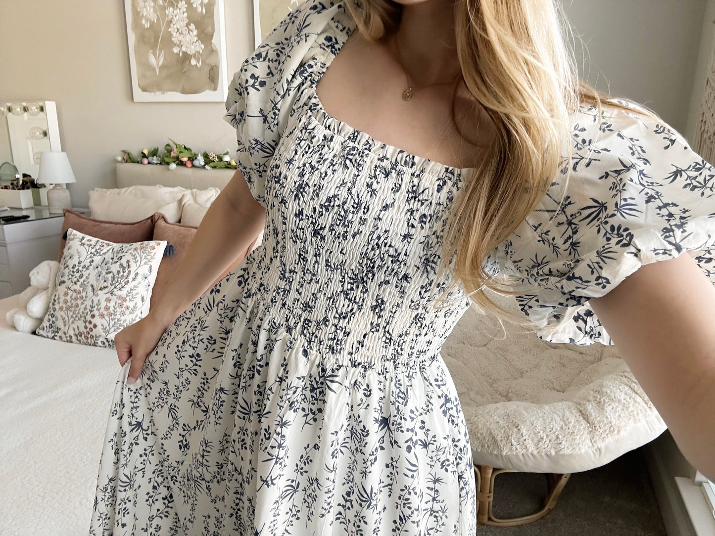 GARDEN BLOOM MIDI DRESS