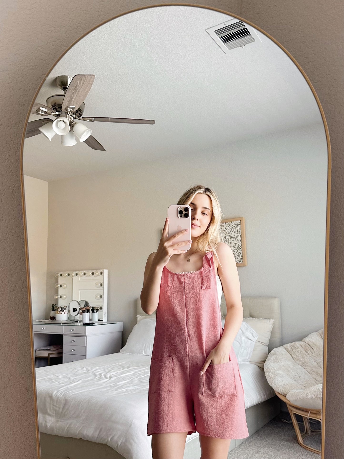 PINK RELAXED ROMPER