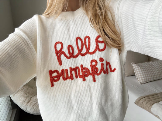 Hello Pumpkin Knit