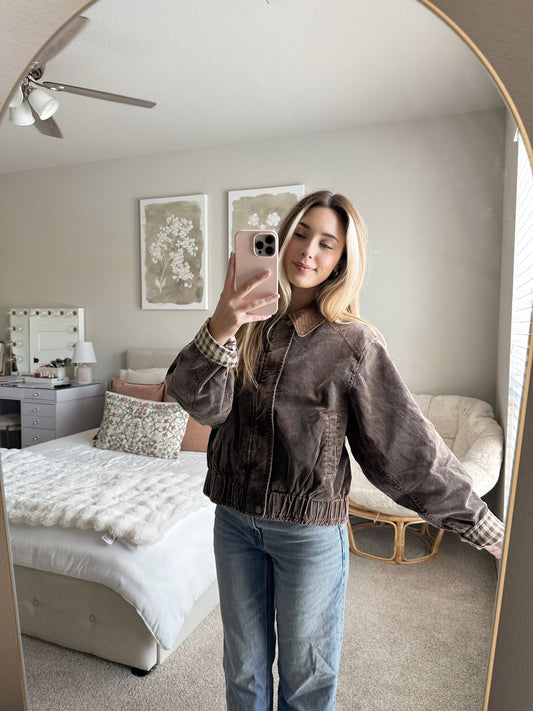 Corduroy Bomber Jacket