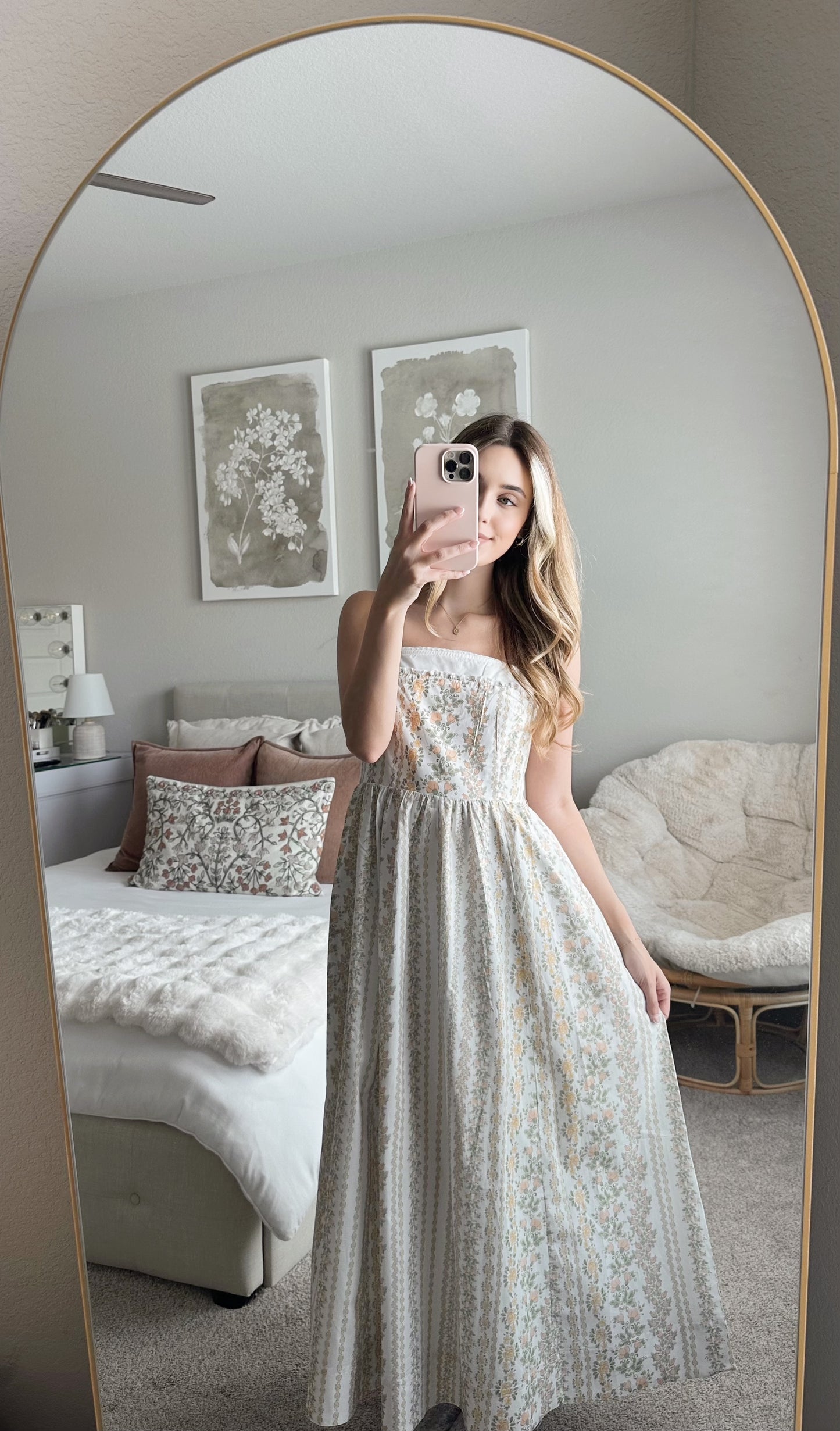 Serene Bloom Maxi Dress