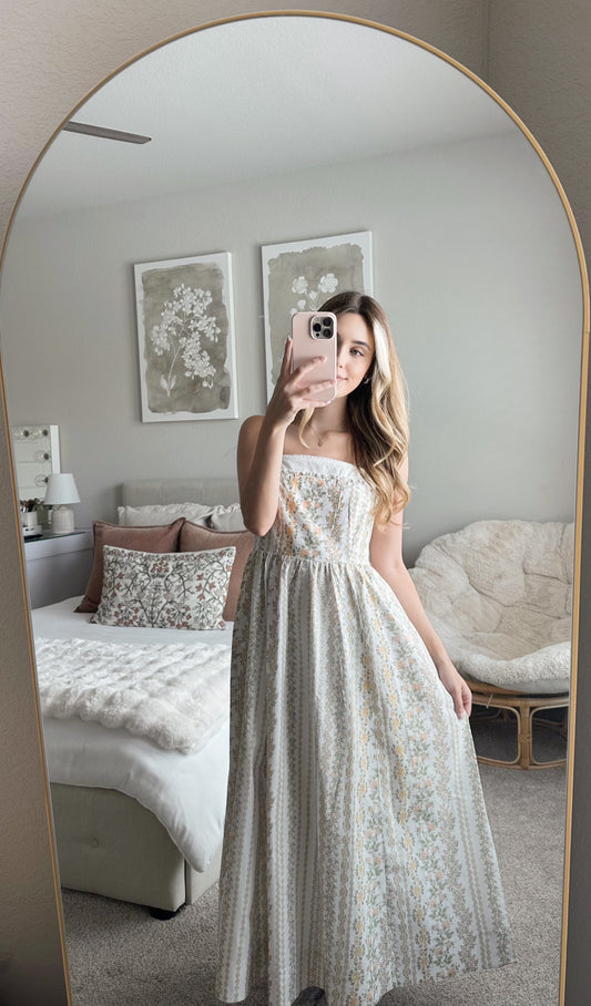 Serene Bloom Maxi Dress