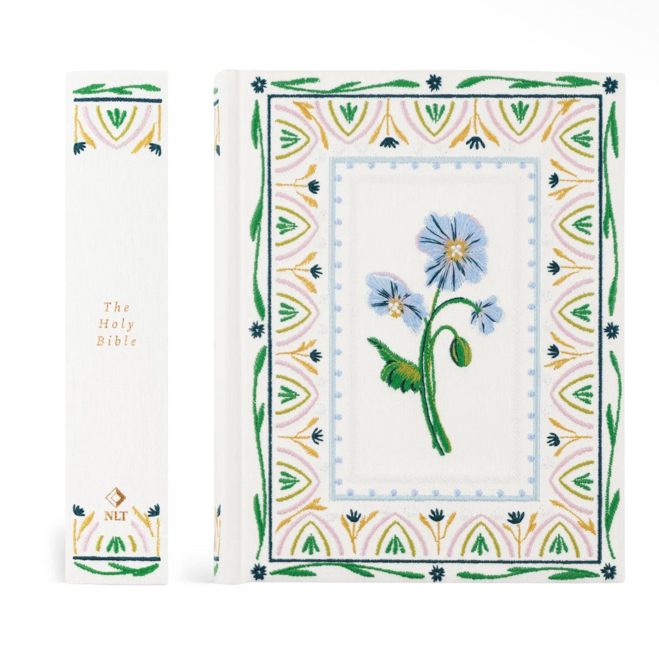 NLT Note Taking Bible: Wildflower Embroidered