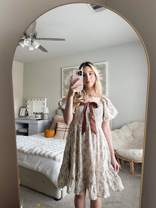 AUTUMN BLOSSOM DRESS