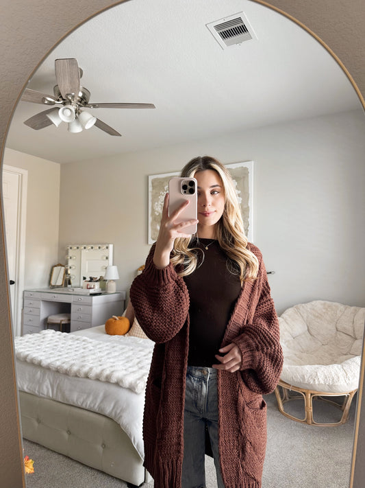 COZY COCO CARDIGAN
