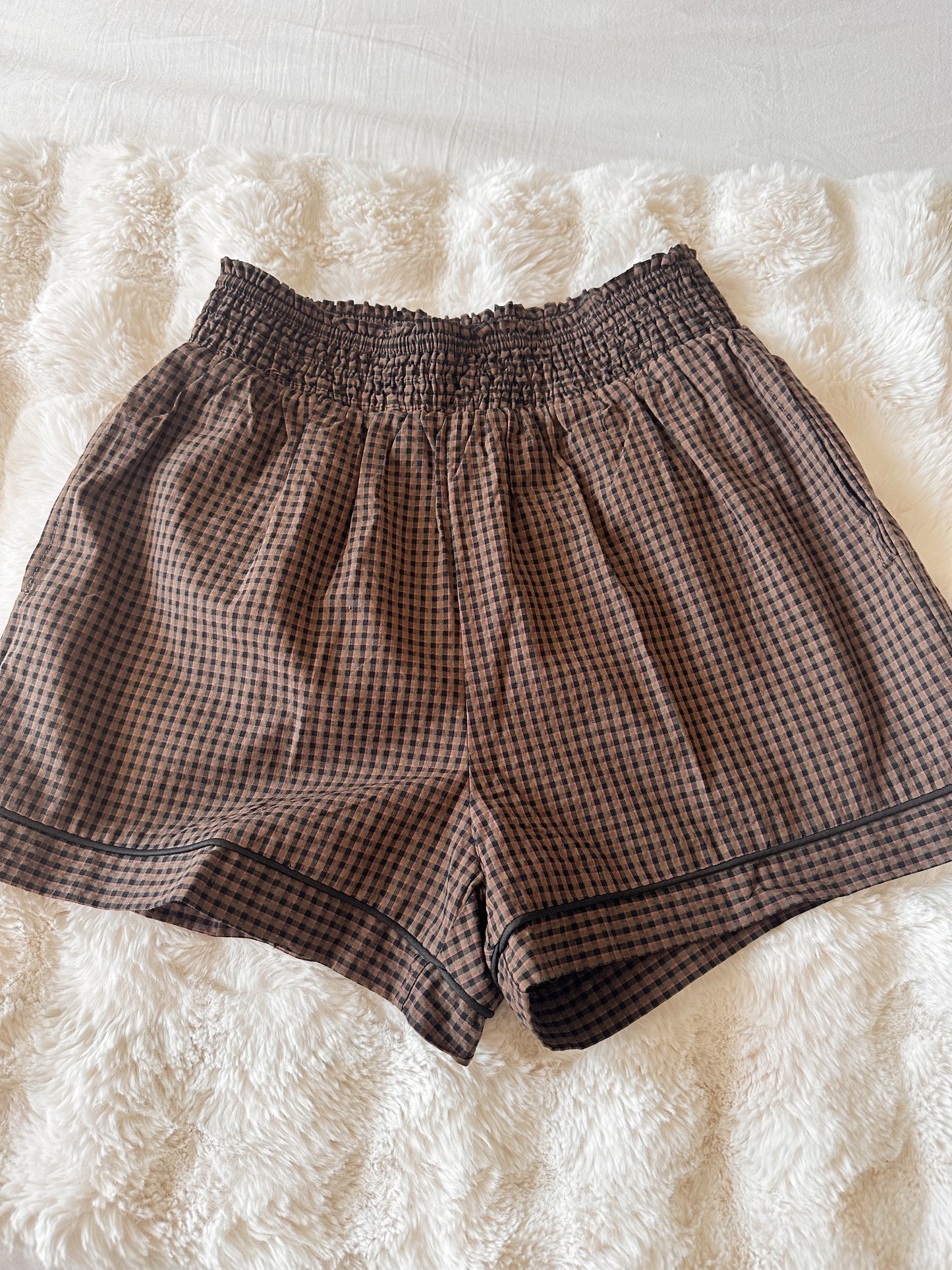 AUTUMN PLAID SHORTS