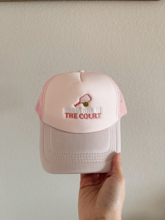 TRUCKER HAT-MEET ME AT THE COURT