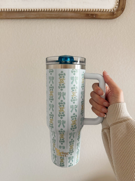 OH SO FANCY BLUE TUMBLER