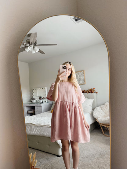 BLUSH BLOSSOM DRESS